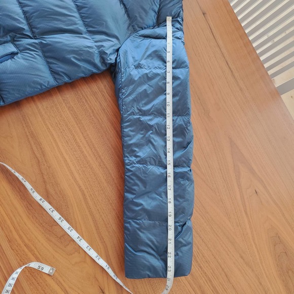 Lands' End Womens Wide Channel Down Jacket Down Filled Size S Blue Outdoors - Picture 10 of 14